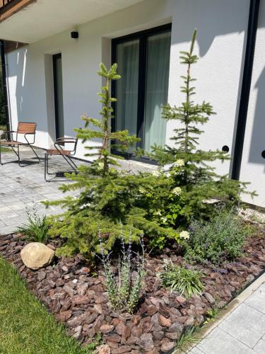 Jardín al aire libre en Apartmány Kellov Dom
