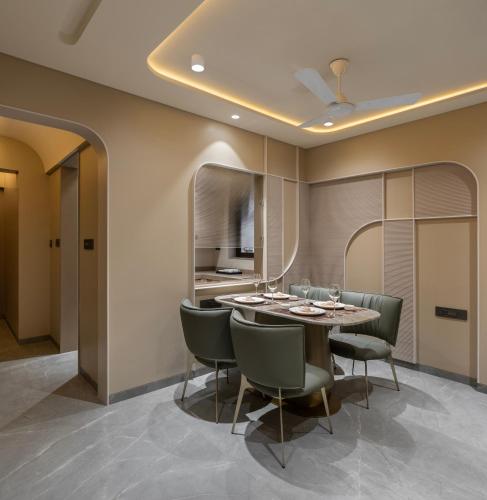Χώρος καθιστικού στο Orbit Serviced Apartments