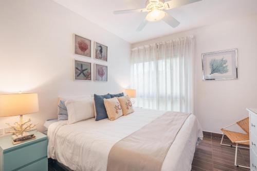 Ένα ή περισσότερα κρεβάτια σε δωμάτιο στο Unique gem penthouse in playa bonita