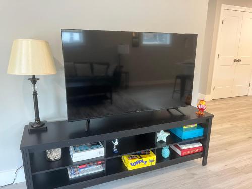 TV a/nebo společenská místnost v ubytování Promenade Deck 202