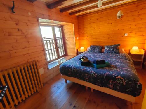 Postel nebo postele na pokoji v ubytování Eco Gite La Grange