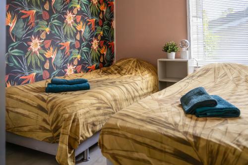 En eller flere senge i et værelse på Goudvink 547 De IJsvogel Veluwe Voorthuizen