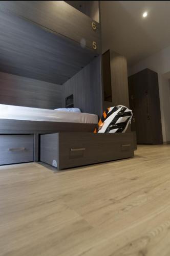 Η κουζίνα ή μικρή κουζίνα στο Antica Campione Rooms & Hostel