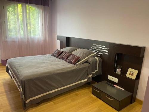 Postel nebo postele na pokoji v ubytování Villa las palmeras