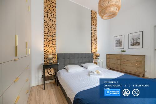 Posteľ alebo postele v izbe v ubytovaní Premium Apartment with free private parking