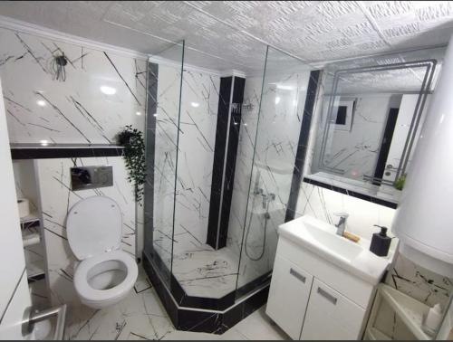 Kupatilo u objektu Megi Zemun Apartment
