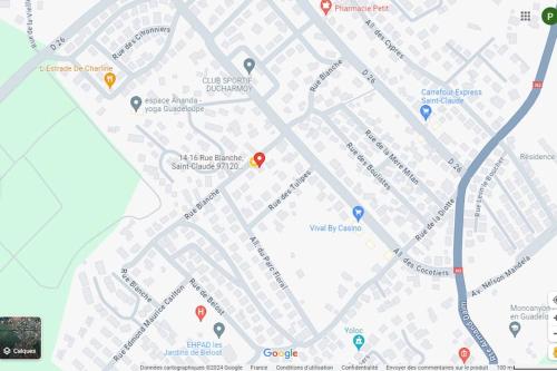 a map of the city of berlin with attractions at LaVieLà in Saint-Claude
