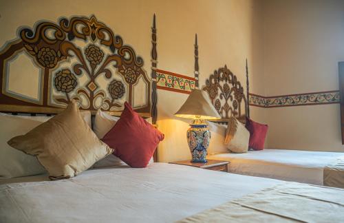 Katil atau katil-katil dalam bilik di Hotel Montecillo