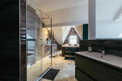 Koupelna v ubytování Hotel Riad Nour