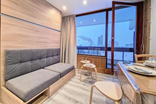 Résidence Chaviere - Studio lumineux · Départ et retour skis aux pieds · Balcon MAE-3554