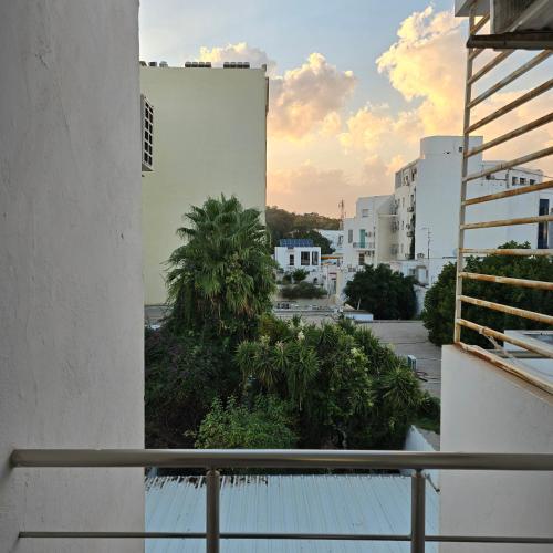 a view from the balcony of a building at Pépite au cœur du Belvédère Tunis in Bāb as Suwayqah