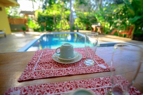Swimmingpoolen hos eller tæt på Villa Beija Flor