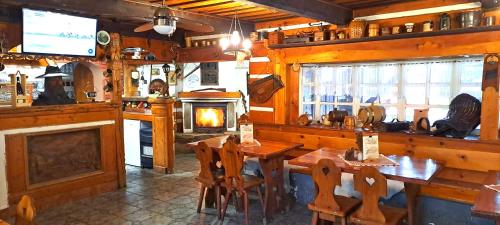 Restaurace v ubytování Pension Dřevěnka