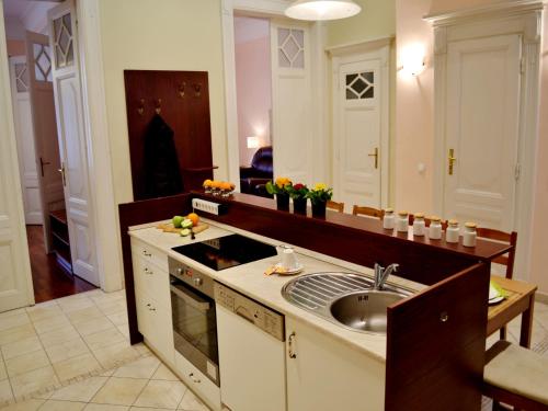 A kitchen or kitchenette at Gabriel Apartment