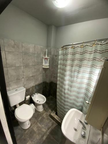 Koupelna v ubytování Duplex Monte Caseros