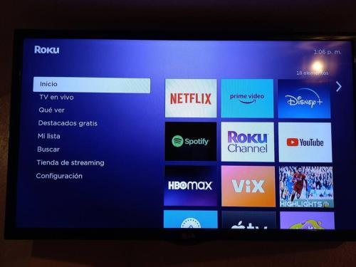 TV a/nebo společenská místnost v ubytování Excelente Ubicación Acogedor Centro Histórico