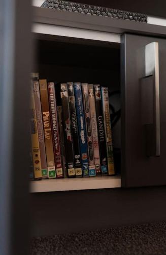 Biblioteca en la casa vacacional