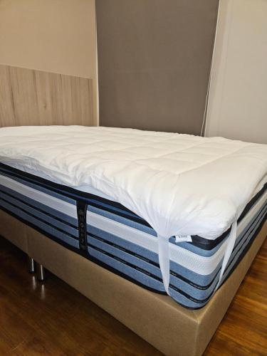 a mattress on a bed frame in a room at 3BR The Luxurie at Paradigm Mall Residences in Johor Bahru
