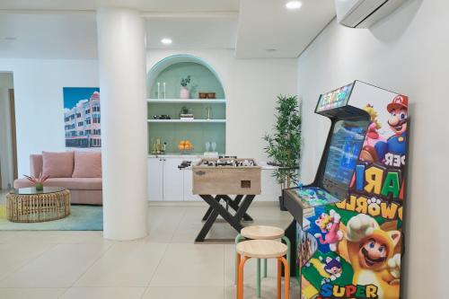 Χώρος καθιστικού στο Alesea Oeste La Union Private Beachfront Villa Jacuzzi Heated Pool