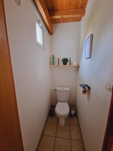 Koupelna v ubytování Gîte l'étable