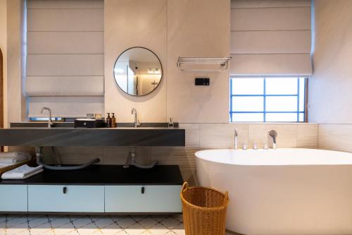 Ένα μπάνιο στο Lijiang Joland Guest House