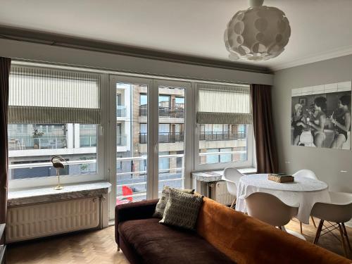 Zona d'estar a Petit Nice Oostende