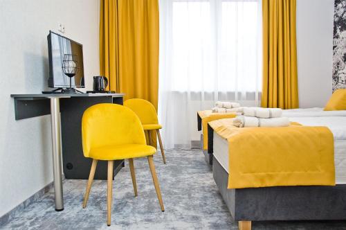 Μια τηλεόραση ή/και κέντρο ψυχαγωγίας στο Park Apartamenty Chrzanów
