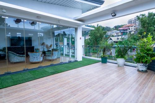 Taman di luar RiCio Haus
