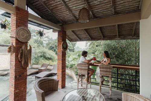 Балкон или терраса в The Iyang Ubud