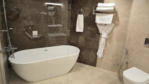 Koupelna v ubytování Coral Palace Hotel