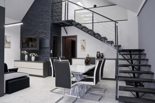 Posezení v ubytování Béke 10 Apartmanház