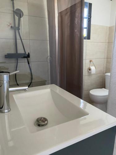 Koupelna v ubytování Le cap austral