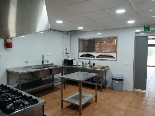 Η κουζίνα ή μικρή κουζίνα στο Camí Romà