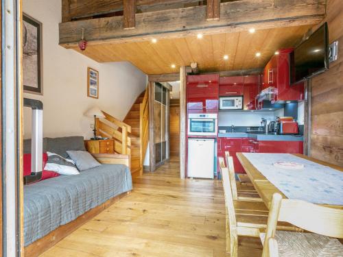 Duplex cosy à Méribel, proche pistes avec balcon et mezzanine - FR-1-355-195