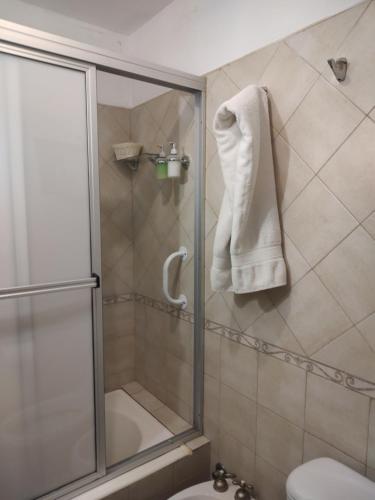 Koupelna v ubytování Apartamento Baykus