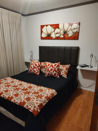 Postel nebo postele na pokoji v ubytování Apartamento Baykus