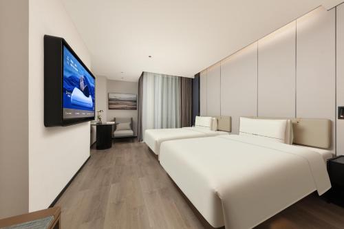 Gallery image of Atour Hotel Shanghai People's Square Nanjing Road Pedestrian Street in Shanghai