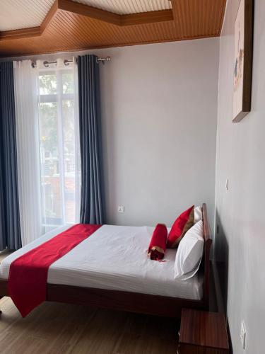 Ένα ή περισσότερα κρεβάτια σε δωμάτιο στο PECA APARTMENt