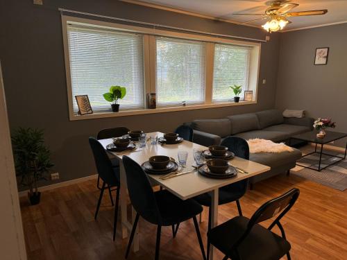 Χώρος καθιστικού στο beautiful apartment in nature
