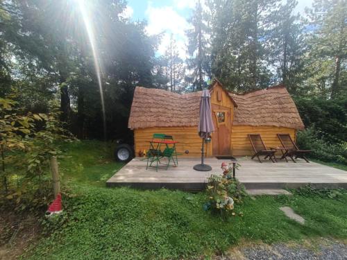 Zahrada ubytování les Refuges du Chalet