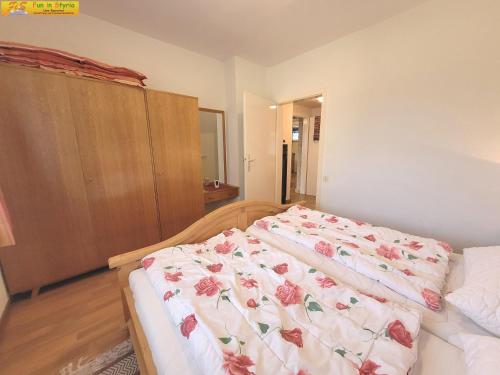Ένα ή περισσότερα κρεβάτια σε δωμάτιο στο Bungalow Irmgard