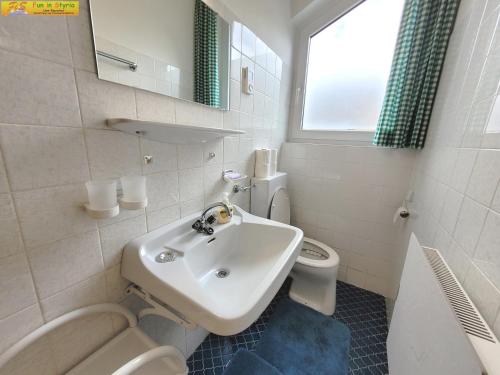 Kúpeľňa v ubytovaní Haus Erika