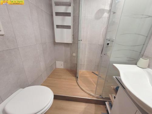 Koupelna v ubytování Apartment Almkogel