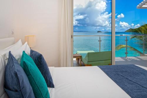 Bleu Emeraude Hotelにあるベッド