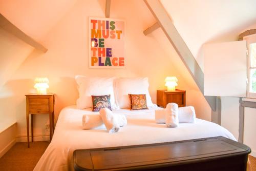 Photo de la galerie de l'établissement Le Nid de Chaume - Chaumière - 15 min d'Honfleur 4-6P, à Martainville