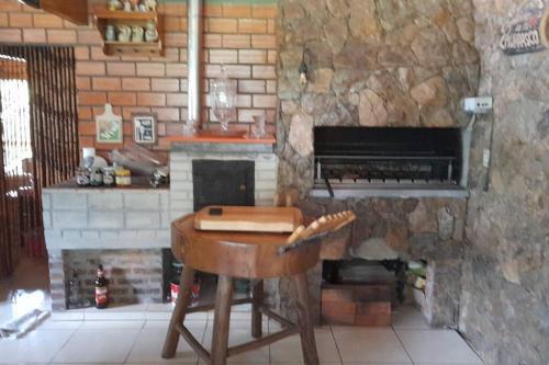 Kuchyň nebo kuchyňský kout v ubytování Casinha da Serra com açude