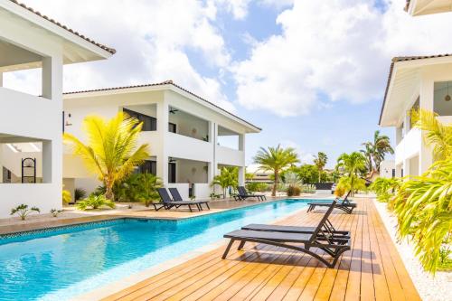 an image of a villa with a swimming pool at The Sunset - Luxurious Penthouse near Jan Thiel Beach in Jan Thiel
