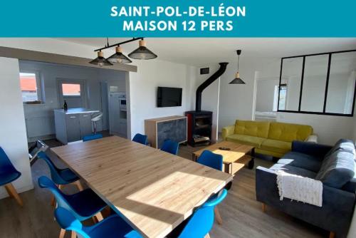 Saint-Pol maison familiale avec jardin équipée à neuf 12 personnes