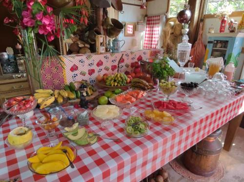 Comida en la casa de huéspedes o alrededores