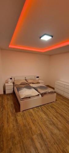 Χώρος καθιστικού στο Apartmán Hybešovka